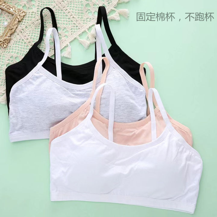 Cotton underwear kids bra for girls brand new sports student girls vest bra child bra soft comfortable bra- for children