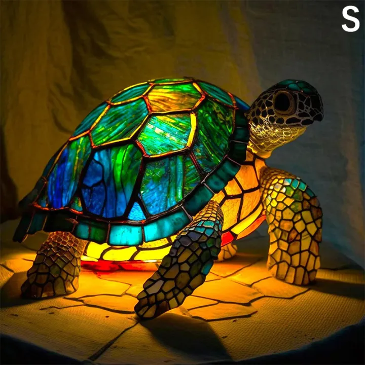 Animal%20Table%20Lamp%20Series,Stained%20Glass%20Cat,Dragon,Wolf,Horse,Owl,Dolphin,Turtle,Elephant,Mermaid%20Table%20Lamp%20Night%20Light%20Demoo%20-%20Image%206