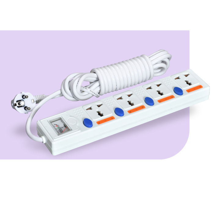 Maxline%205%20Gang%20Multi%20Extension%20Socket%20Model:%20ML-255-2%20pin%20Plug/3%20Miter%20Wire%20(%2010%20Fit/Hand%20Long%20Wire)%20-%20Image%206