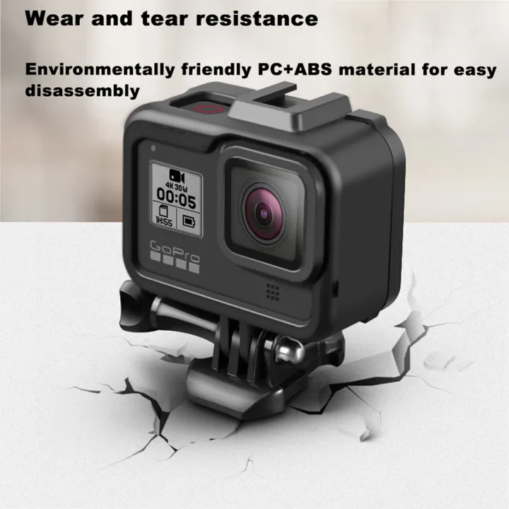 %E3%80%90Lejia%E3%80%91Action%20Camera%20Stable%20Housing%20Mount%20Base%20Firm%20Camera%20Shell%20Full%20Body%20Protective%20Frame%20for%20Gopro%208%20-%20Image%208