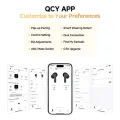 QCY HT08 MeloBuds Pro Earbuds 6 Mic 46dB ANC BT 5.3 Earphones Wireless Hi-Res LDAC Headphones 34H in-Ear Detection Wireless Bluetooth Earphones. 