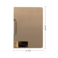 Plastic Material Folder Portable Transparent Waterproof File Organizer Reusable A4 Size Storage Bag for Office Use Student. 