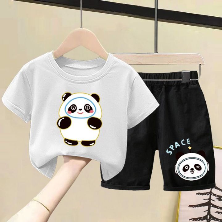 100%25Cotton%20Boys'%20and%20Girls'%20Suit%20Children's%20Summer%20Short%20SleeveTT-shirt%20Baby%20Shorts%20Children%20Cartoon%20Two%20Piece%20Set%20-%20Image%207