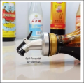 375ml Crystal Clear Square Shaped Glass Oil Dispenser Bottle with Lever-Release Stopper Snap Flip Top Lid Bottle for Olive Oil, Vinegar. 