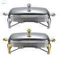 Chafing Dish Food Heating Container Buffet Server for Events Party Wedding. 