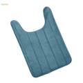 Absorbent Bath Mat Non Slip Toilet Pedestal Rug for Laundry Room Bathroom Carpet.