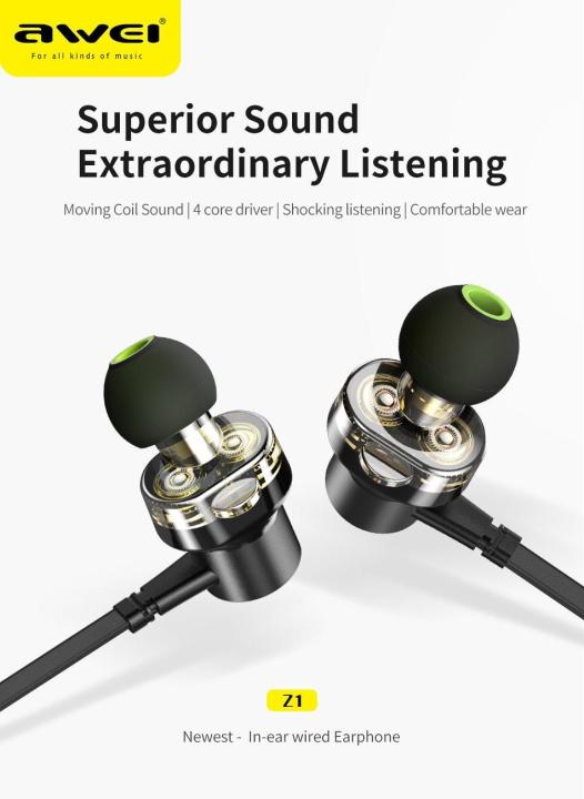 AWEI%20Z1%20Wired%20Earphone%20Dual%20Driver%20Headset%20Sport%20Bass%20Sound%20Earphones%20With%20Mic%20%20MP3%203.5mm%20Jack%20-%20Image%205