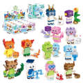 Children's puzzle assembly toys small particles compatible with LEGO 12 Constellation building blocks for boys and girls series birthday gifts.