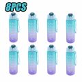 900ML Sports Water Bottle with Time Marker Leak-proof Cup Motivational Portable Water bottle for Outdoor Sport Fitness BPA FreeBasketball.