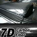 7D Waterproof Carbon Fiber Vinyl Car Wrap Sheet Roll Film Sticker Decal Paper 10 inch. 