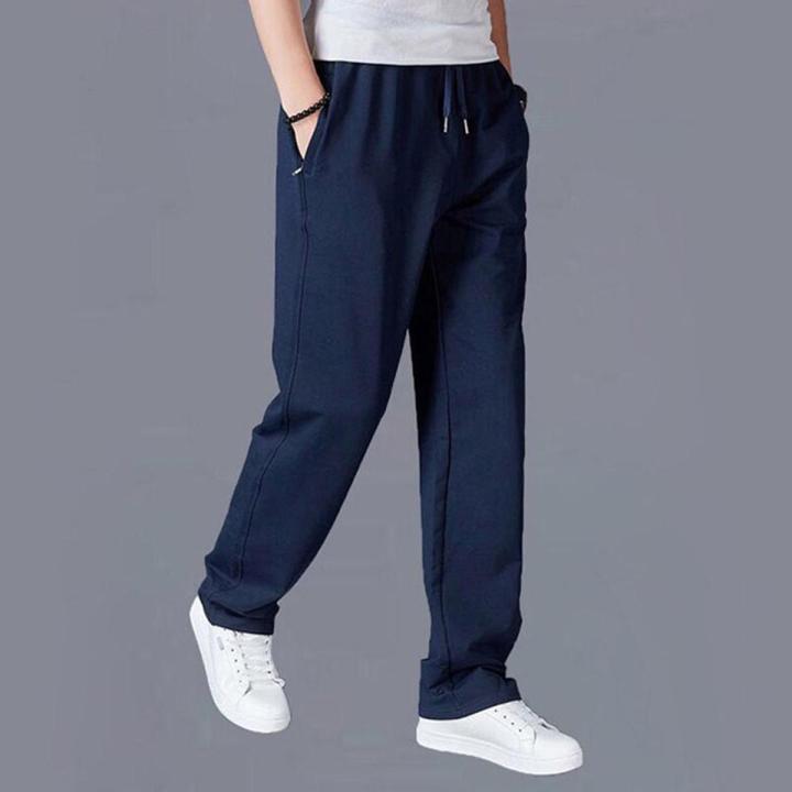 Cotton Joggers Men Jogging Sweatpants Sportswear Knit Tracksuit