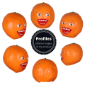 Annoying Orange Mask Funny Realistic Fruit Masks Full Face Smiling Headgear Cute Novelty Halloween Costumes for Women.