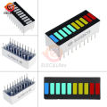 【Top Picks】 10pcs 10 Segments 4 Colors Led Display Module Red Green Blue Led Bar Graph Display Power Level Indicator Display.