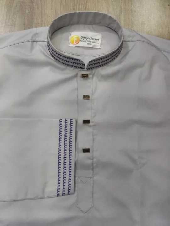 Premium%20Ash%20Color%20Semi%20Long%20Panjabi%20for%20Men%20-%20Image%205