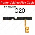 Power Volume Flex Cable For Oppo Realme C20 Side Buttons Power Volume Keys On Off Switch Ribbon. 