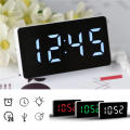 LED Digital clock Modern Weight for 60g Mirror Alarm clock LED display for Bedroom Living room Office Home decor Suitable for all ages.