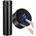 Touch Screen Stainless Steel 500ML Vacuum Flask Smart Temperature Water Cup Insulation Cup Coffee Cup Thermos Water Bottle. 