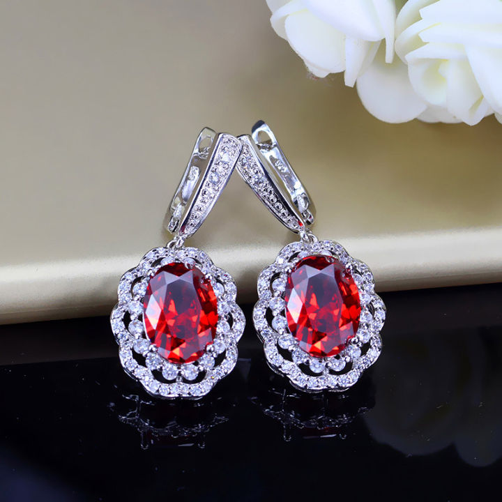 %E3%80%90Beiver%20Jewelry%20Store%20%20%E3%80%91Stunning%20Turkish%20Red%20Big%20Oval%20Cubic%20Zirconia%20Stone%20Drop%20Earrings%20Women%20Wedding%20Jewelry%20Accessories%20E125%20-%20Image%202