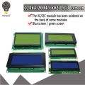 LCD1602 LCD 1602 2004 12864 module Blue Green screen 16x2 20X4 Character LCD Display Module HD44780 Controller blue black light.