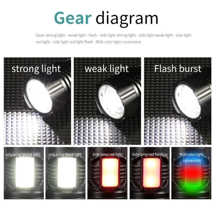 High%20Power%20Flashlight%20Spotlight%20Long-range%20Wick%20LED%20Torch%20Outdoor%20Strong%20Light%20With%20Red%20Blue%20Flashing%20Warning%20COB%20Side%20Lights%20-%20Image%205