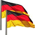 Germany National Flag 5 Feet By 3.5 Feet - Sticky Notes Multicolor. 
