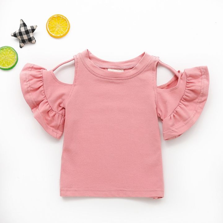 Blouse%20For%20Girls%20Shirts%20Summer%20Baby%20Shirt%20Cotton%20Off%20Shoulder%20Lotus%20Leaf%20Blouses%20Girls%20High%20Quality%20-%20Image%203
