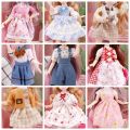 BJD Dolls 30cm Anime Doll Clothes Full Set 1/6 Bjd 23 Joint Movable Body Doll Girls Dress Up DIY Toys Reborn Kawaii.
