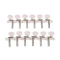 6R6L 12 String Acoustic Guitar Tuning Key Peg Tuner Machine Head String Tuner Button. 