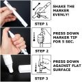 Tyre marker pen white colour.
