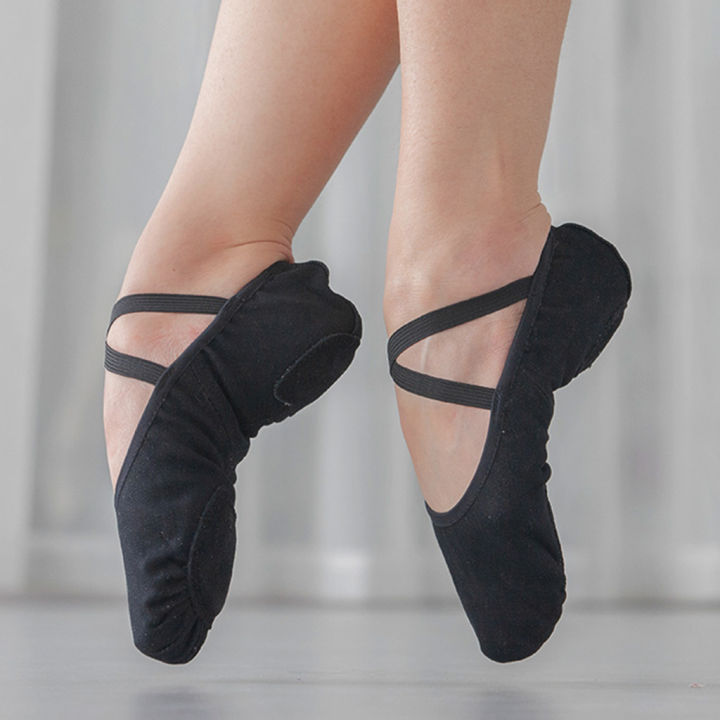 Canvas%20Ballet%20Slipper%20Split-Sole%20Shoes%20Fitness%20Gymnastics%20Flats%20Black_34%20-%20Image%203