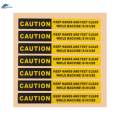 Fitness Equipment Caution Stickers Decals Warning Stickers for Indoor Gym Strength Training Workout. 