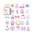 Boxed Sweetheart Cute Cartoon Genie Seal Hand Account Decoration Landscape Goo Card Stickers. 