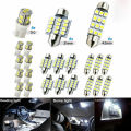 LI 20 Pieces Interior LED Lights Bulb Kit DC12V 3W 150LM 6500K High Brightness LED Bulbs T10 31MM 42MM Interior Replacement Lights For Dome Lights Map Lights. 