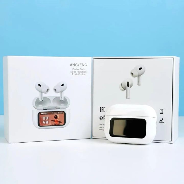 E9 Pro Touch AirPods with LED Display (ANC & ENCSupported) By EXOTIC WHOLESALE GADGET