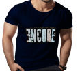 Superlative Signature Style -Understated -Choice and Remark -MEN'S COTTON T-SHIRT BLACK ENCORE- Avant-garde- Significant Desire. 