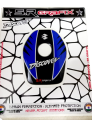 Fuel Tank Pad Lock Cap  Sticker for Apache Discover motorcycle. Blue. 