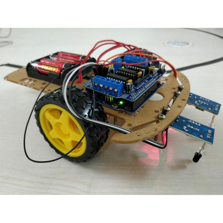 DIY LINE FOLLOWER KIT USING ARDUINO UNO ROBOT KIT | Daraz.com.bd