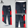 SMUG Stylish Trouser Red mix contrast (China) Fabric soft and comfortable- Black. 