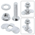 L Track Threaded Stud Fittings L-Track Threaded Double Stud Lug Fitting Tie Down, Used with L Track Rails Durable Easy Install Easy to Use , Gold.