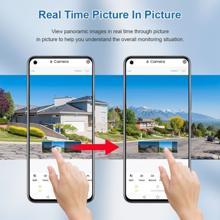Outdoor%204K%208MP%20180%C2%B0%20Wide%20View%20Angle%20Wifi%20Camera%20Dual%20Lens%20Waterproof%20Panoramic%20IP%20Human%20Detection%20Home%20Security%20CCTV%20Camera%20-%20Image%206