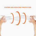 1M W Shape Anti Collision Table Edge Guard Strip Self Adhesive Transparent Soft Safety Furniture Corner Protector 1Roll.