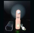 The Mini Pocket Fan With Torch And Flashlight Is Versatile - Rechargeable Accessory With Folding Wing Design. 