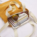 Little daisy corduroy women's single shoulder canvas bag Literature and art student make-up bag casual college style crossbody shopping bag.