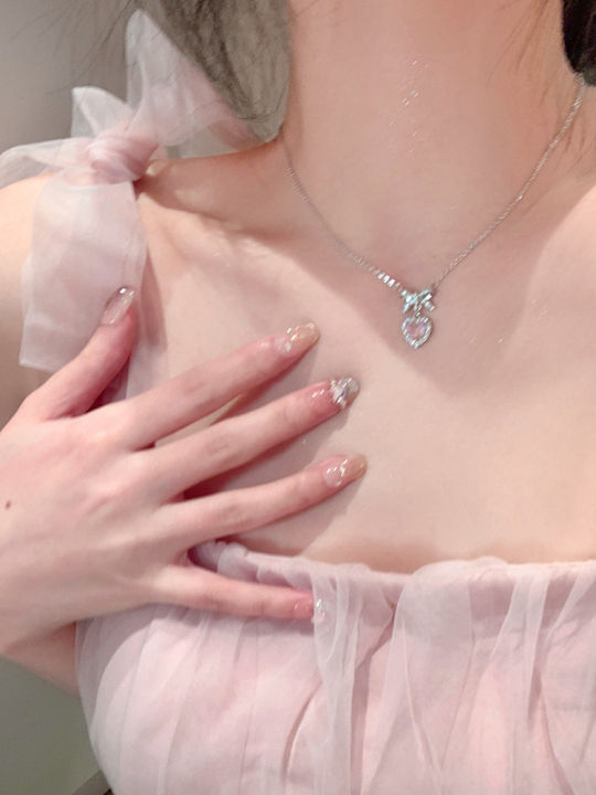 Pink%20Color%20Love%20Pendant%20Necklace%20Korean%20Fashion%20Choker%20Simple%20Wedding%20Party%20Jewelry%20Gift%20-%20Image%207