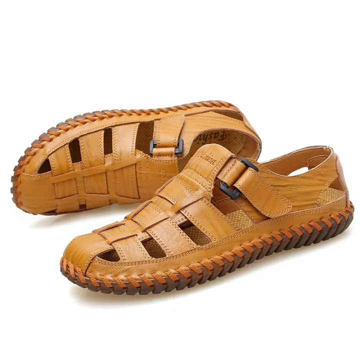 Classic%20Summer%20Men's%20Sandals%20Leather%20Outdoor%20Summer%20Handmade%20Men%20Slippers%20Men%20Beach%20Breathable%20New%20Men's%20Sneakers%20Casual%20Shoes%20-%20Image%206