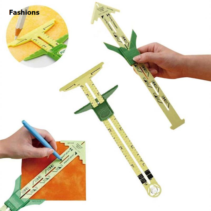 Fashions 5-IN-1 Sewing Seam Ruler Measuring Gauge Patchwork Quilting ...