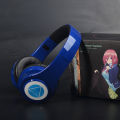 Miku Nakano Sanjiu Cosplay Wireless Bluetooth-compatible Headset 5.0 Over-ear Stereo Anime Headphones with Mic for Mobile Phone. 