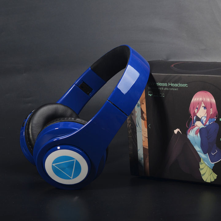 Miku%20Nakano%20Sanjiu%20Cosplay%20Wireless%20Bluetooth-compatible%20Headset%205.0%20Over-ear%20Stereo%20Anime%20Headphones%20with%20Mic%20for%20Mobile%20Phone%20-%20Image%205