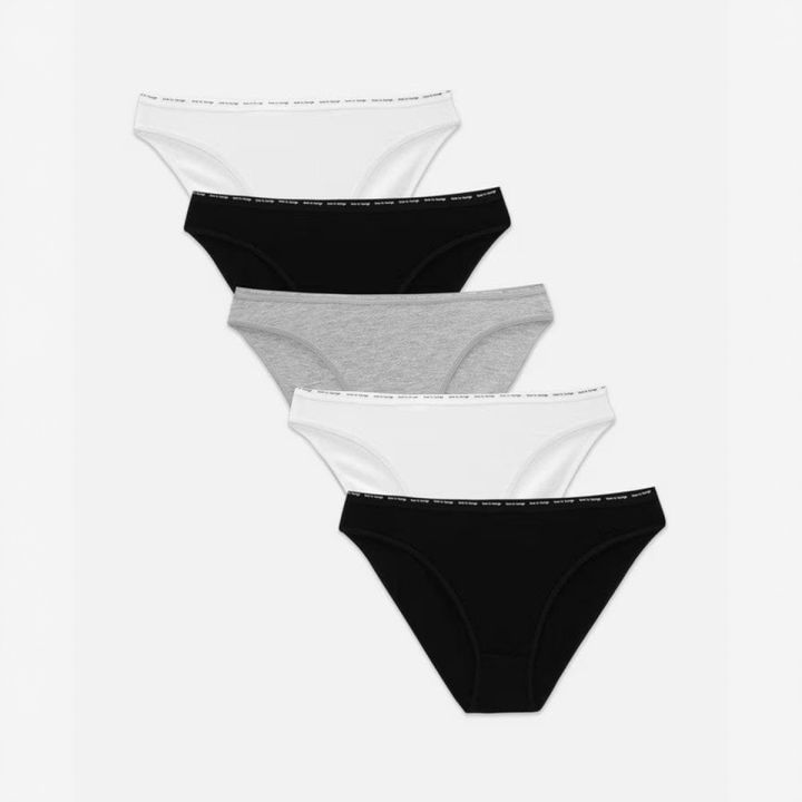 6pcs womens multicolor cotton panty