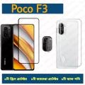 3 in1 Screen Protector Combo For Poco F3. 